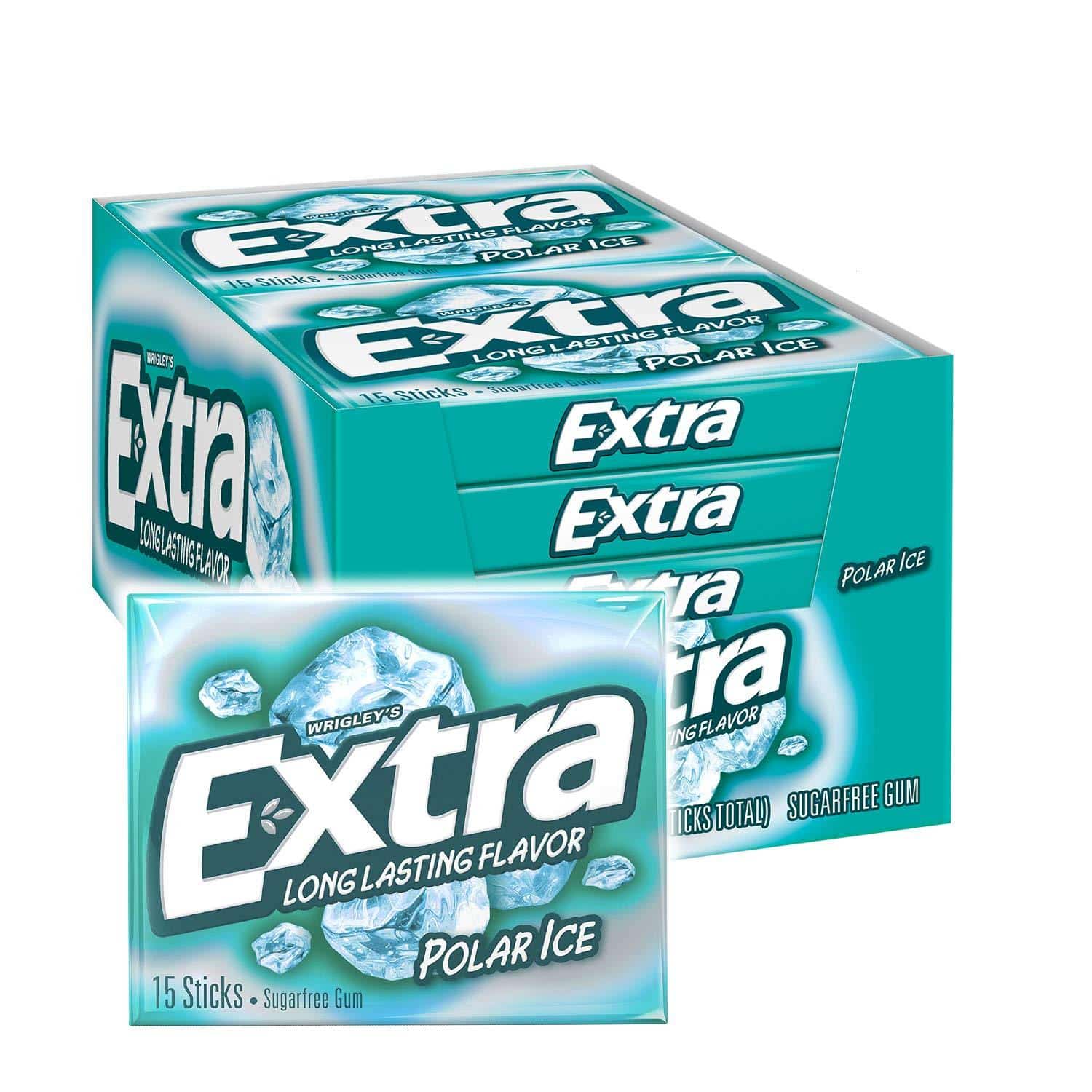 10 Pack of EXTRA Sugar Free Gum for $5.24
