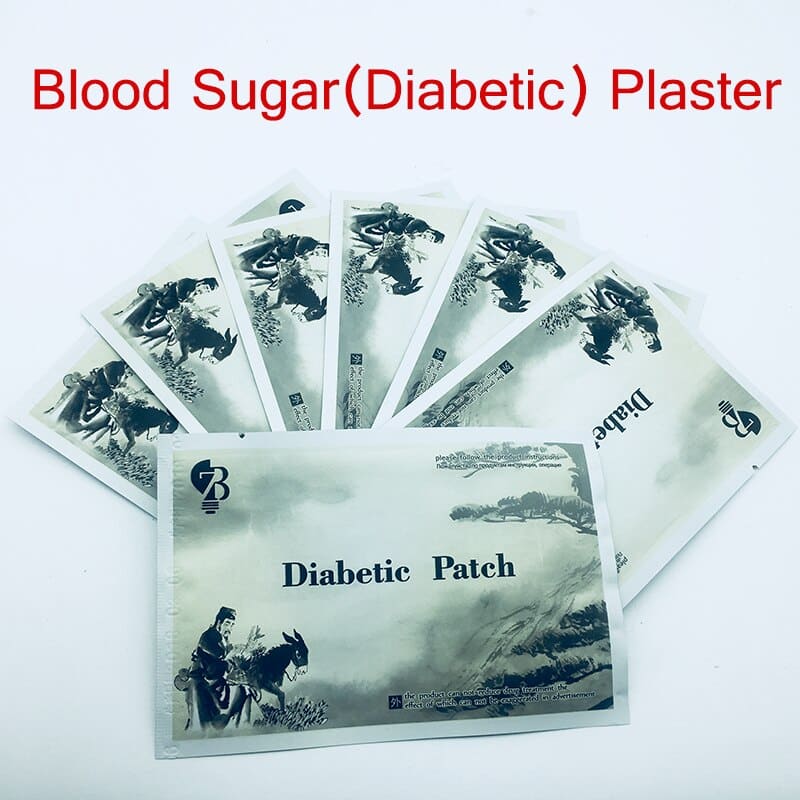 100PCS Blood Sugar Diabetic Patch Chinese Natural Herbal Blood Glucose ...