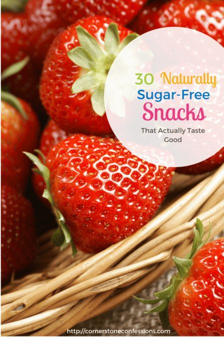 30 Naturally Sugar Free Snacks (that actually taste good ...