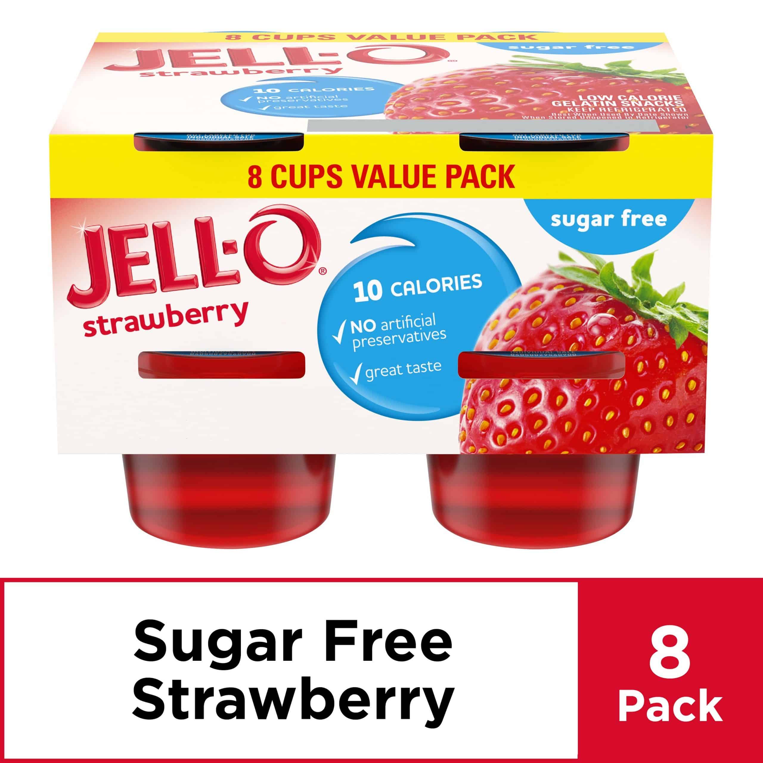 30 Sugar Free Jello Nutrition Label
