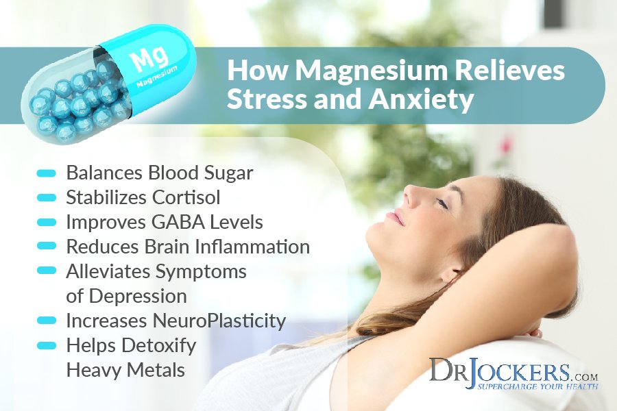 7 Ways Magnesium Relieves Stress &  Anxiety