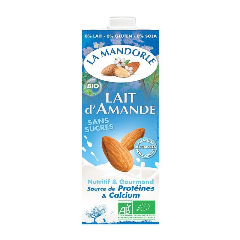Almond Milk no Sugar 1L La Mandorle