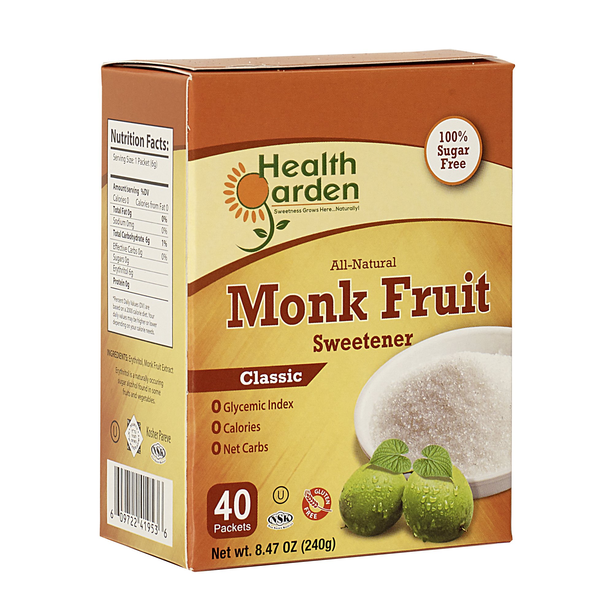 Amazon.com: Health Garden Classic Monk Fruit Sweetener