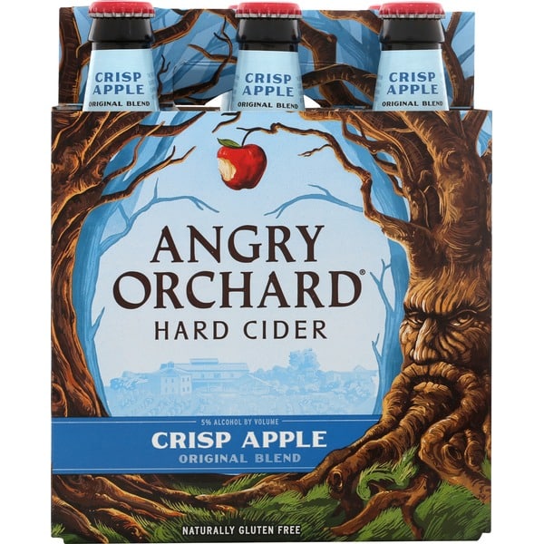 Angry Orchard Hard Cider, Crisp Apple, Original Blend (12 fl oz) from ...