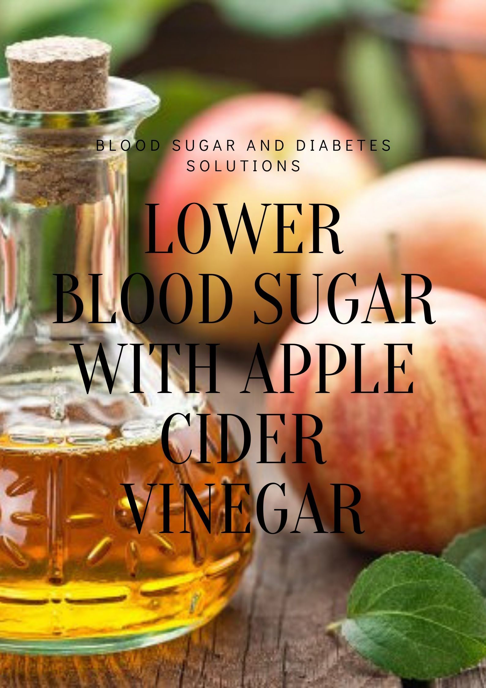 Blood Sugar Low Control: lower blood sugar with vinegar