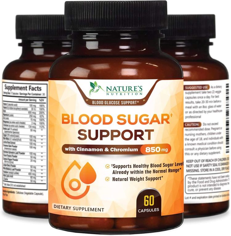 Blood Sugar Support High Potency Glucose Metabolism Supplement