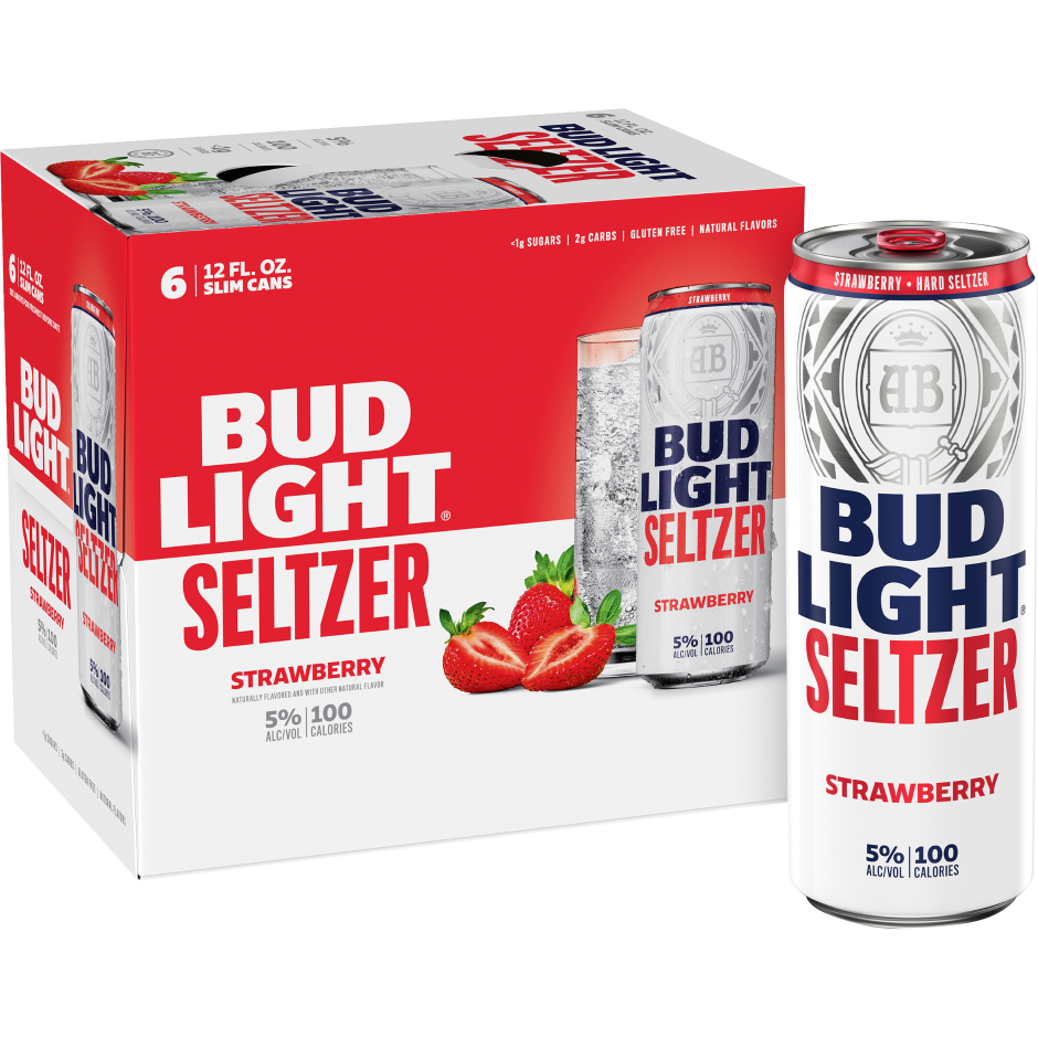 Bud Light Seltzer Strawberry 12 Pack Cans