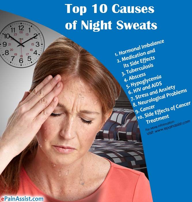 can blood sugar cause night sweats
