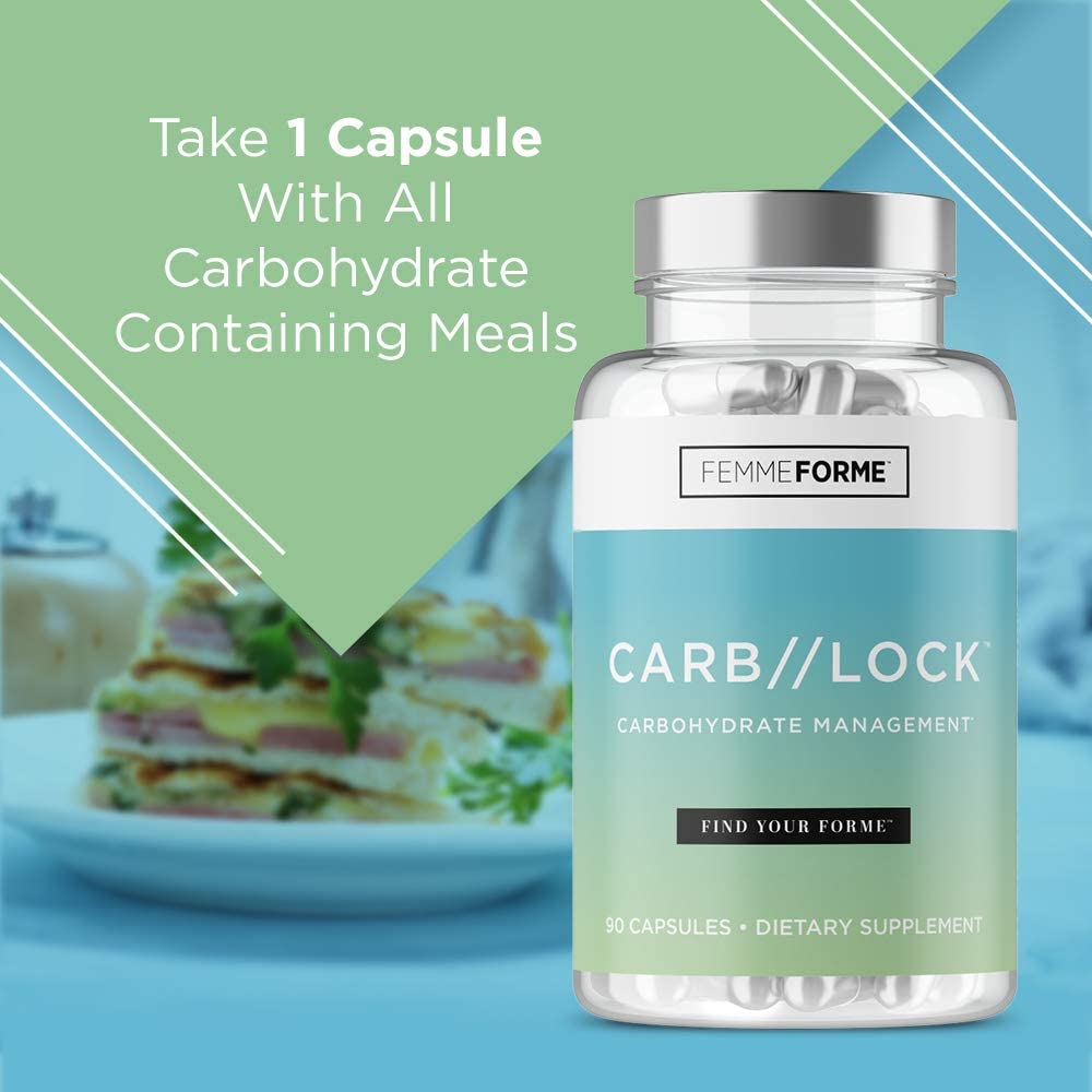CARB Lock Carb Blocker for Women: Stimulant and Caffeine Free Diet ...