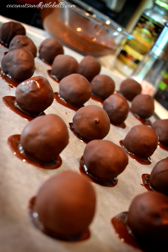 Chocolate Covered Cherry Dessert Balls