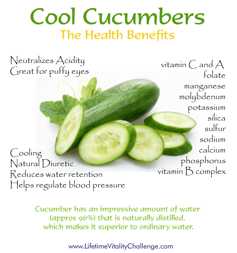 Cucumbers are known as one of the lightest and most refreshing foods ...