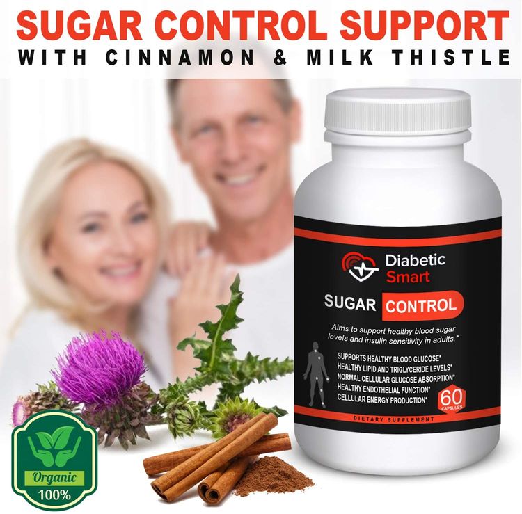 DIABETIC SMART Sugar Control Supplement Pills