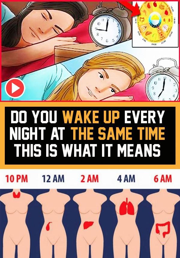 Do You Wake Up Every Night at The Exact Same Time? This Is ...