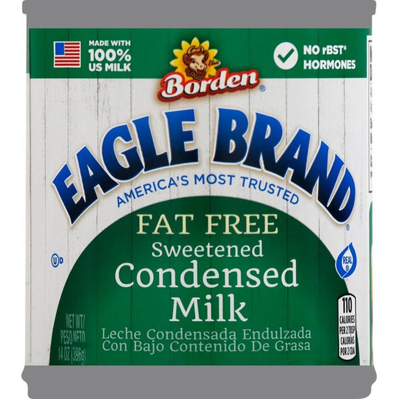 Eagle Brand Condensed Milk, Sweetened, Fat Free, Can (14 oz) from Fred ...