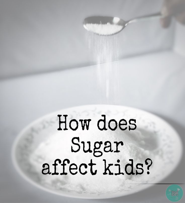 Effect of sugar on kids