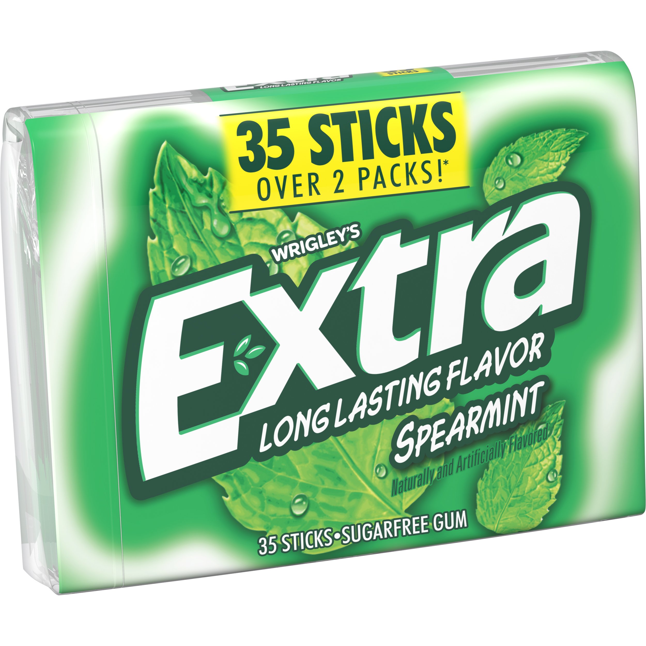 Extra Spearmint Sugar Free Chewing Gum, 35 Piece Pack