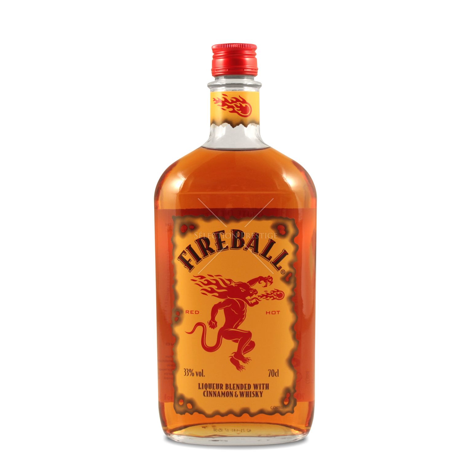 Fireball Cinnamon Whisky Liqueur 0.7L (33% Vol ...