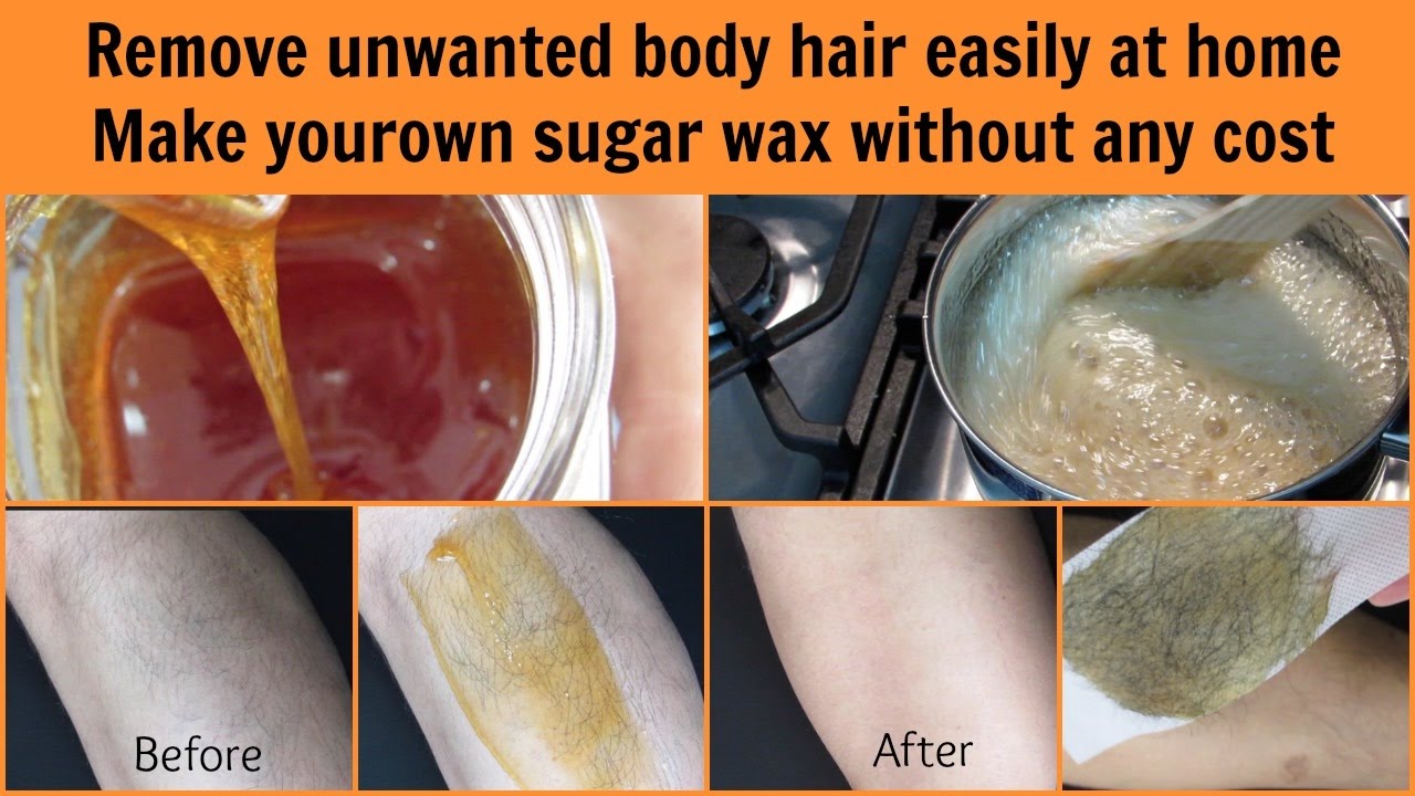Get rid of unwanted hair easily at home