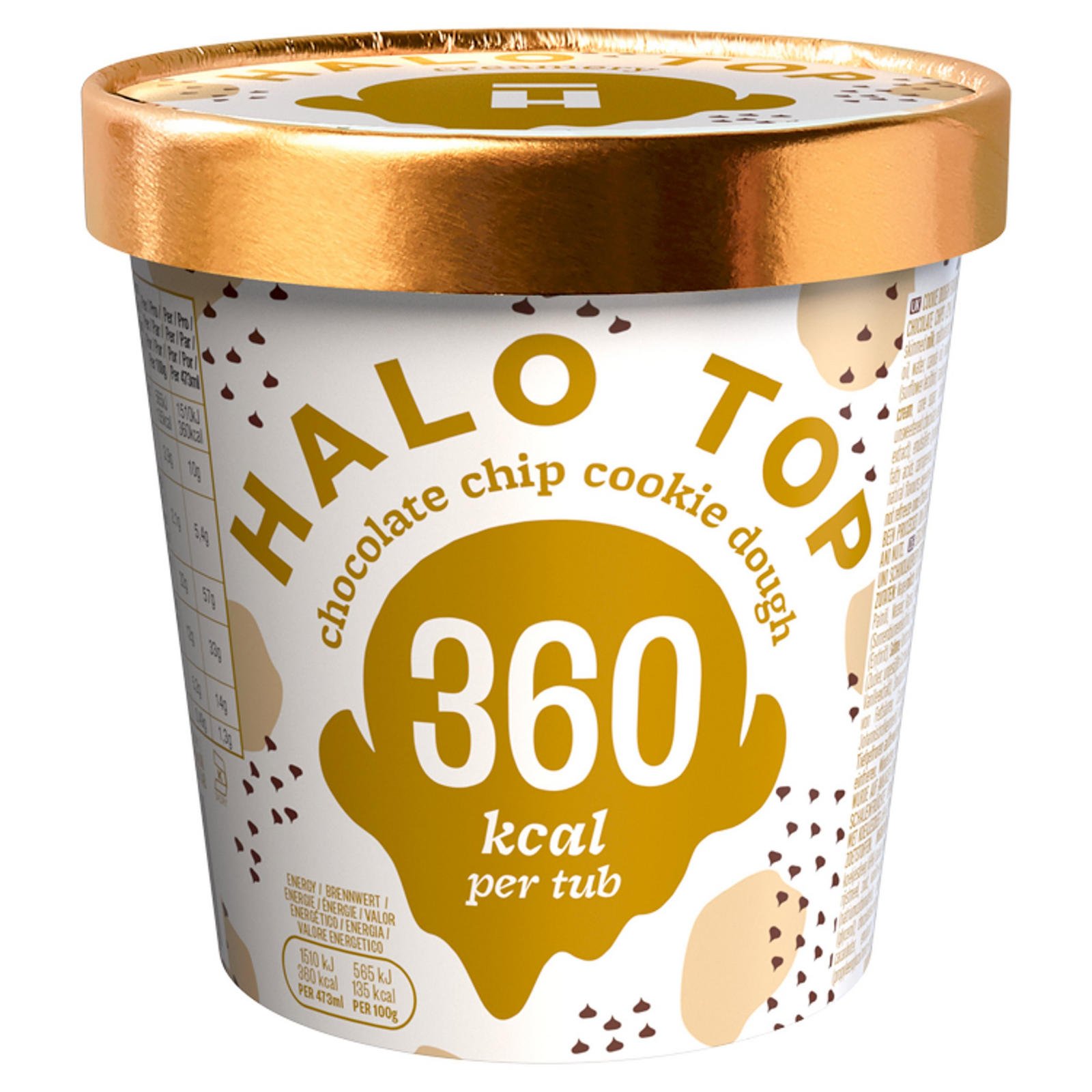 Halo Top Chocolate Chip Cookie Dough 473ml