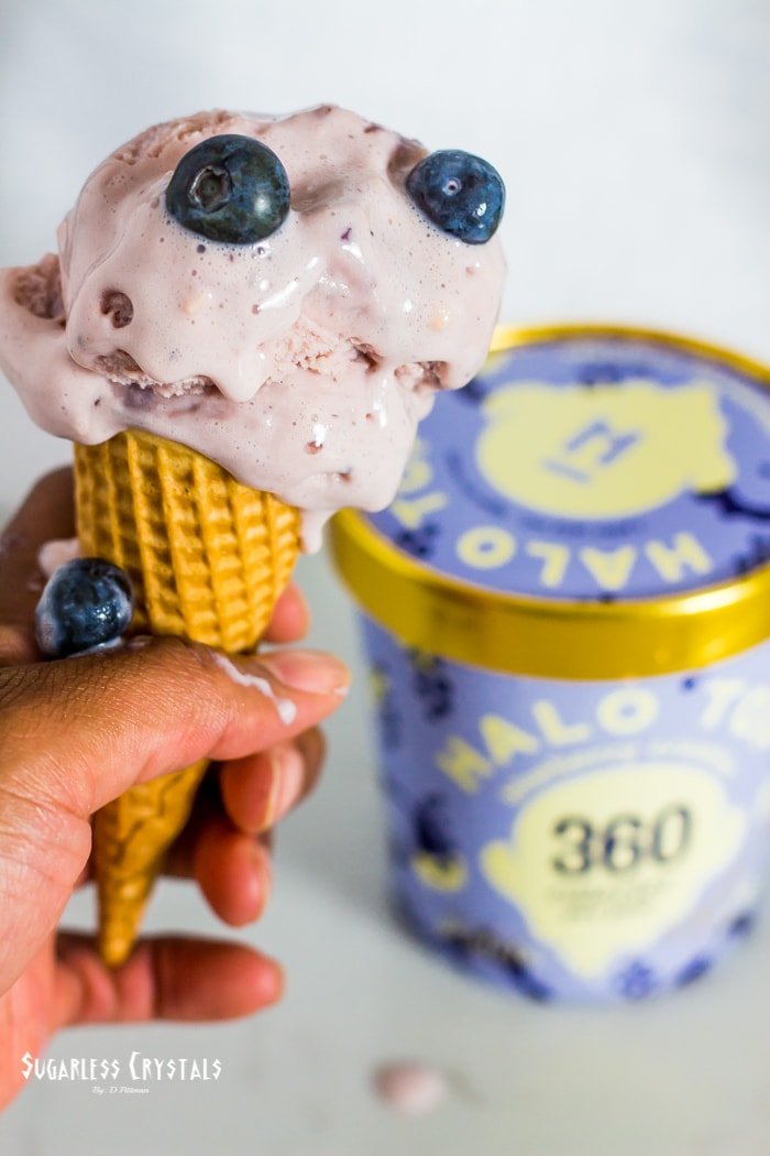 Halo Top Ice Cream New Flavor Blueberry Crumble ...