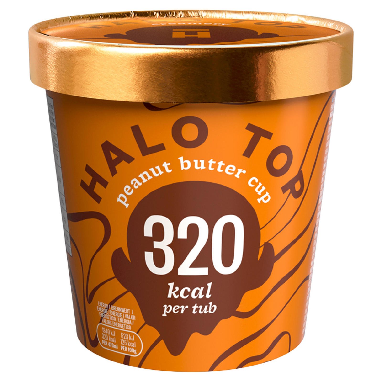 Halo Top Peanut Butter Cup Ice Cream 473ml