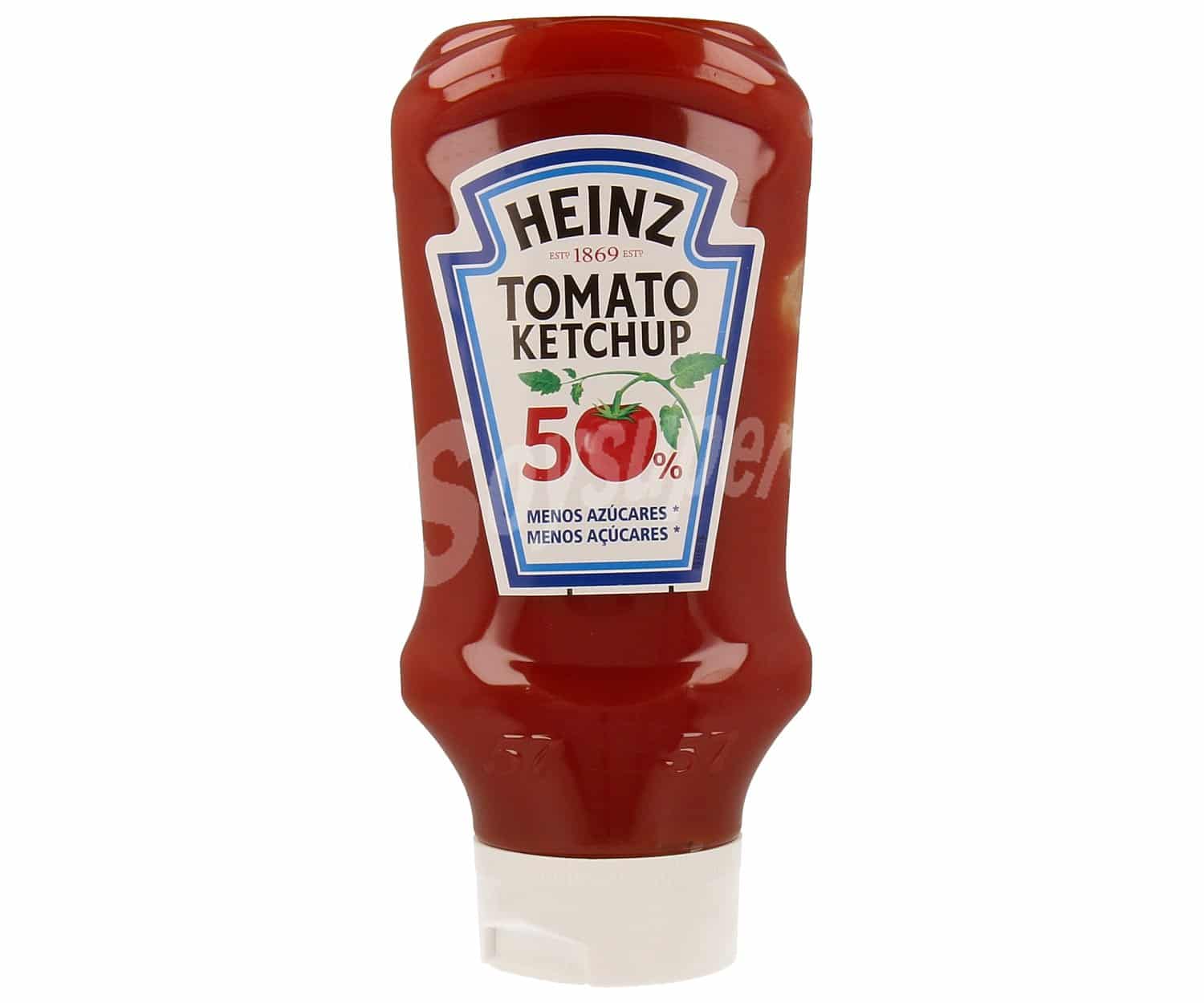 Heinz Ketchup con 50% menos de azÃºcares Bote de 550 g