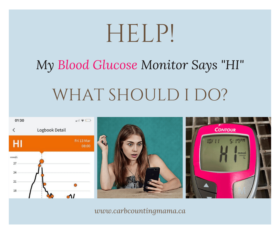 Help! My Blood Glucose Monitor says " HI"