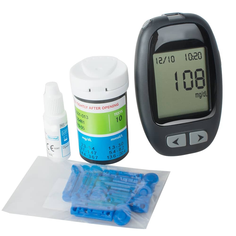 High Quality Blood Glucose monitoring System Blood Sugar Test Meter Kit ...