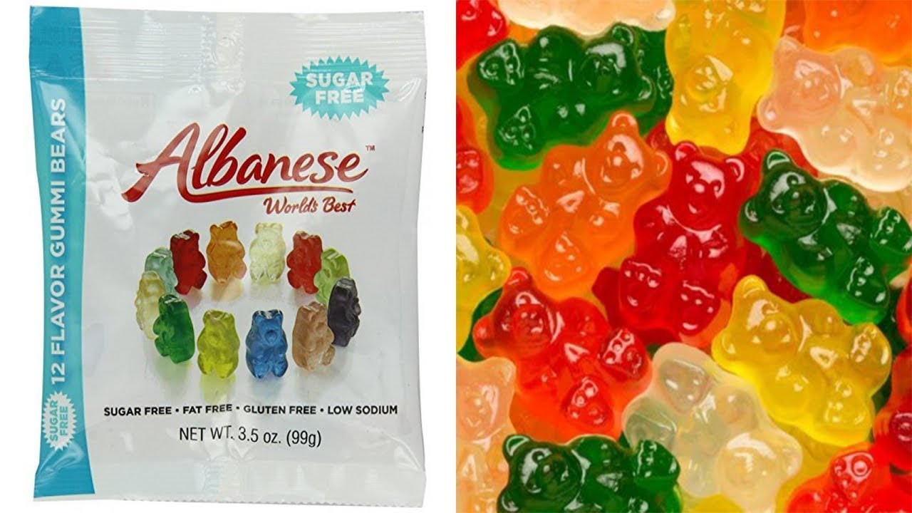 Hilarious Albanese Sugar Free Gummi Bears Review