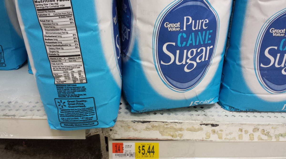 How Much Does A 5 Pound Bag Of Sugar Cost