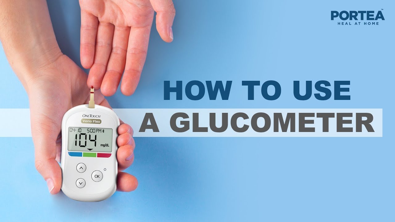How To Check Blood Glucose Level At Your Home Using A ...