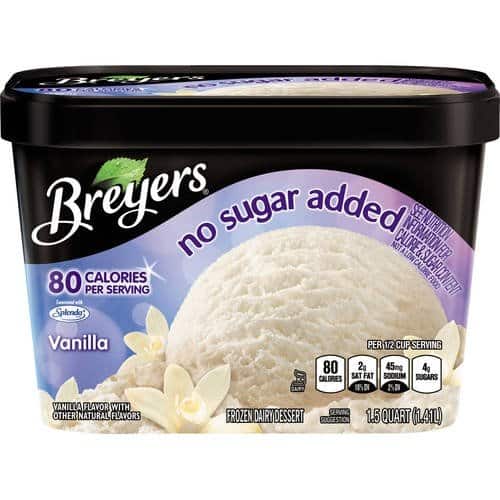 Is ice cream sugar