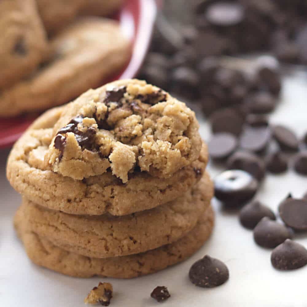 Junior Mints Chocolate Chip Cookies without Brown Sugar