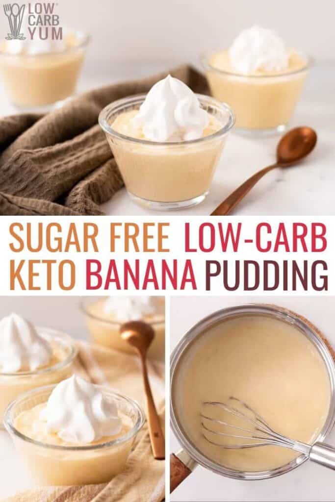 Keto Sugar Free Banana Pudding Recipe