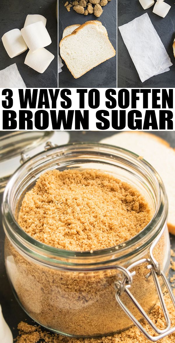Learn HOW TO SOFTEN BROWN SUGAR quickly in microwave or ...