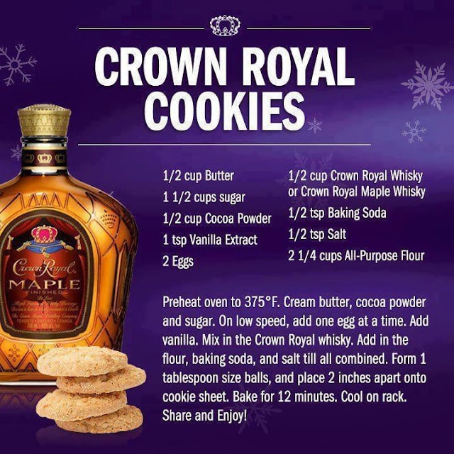 My Life as a Dog Bed: Crown Royal Cookies
