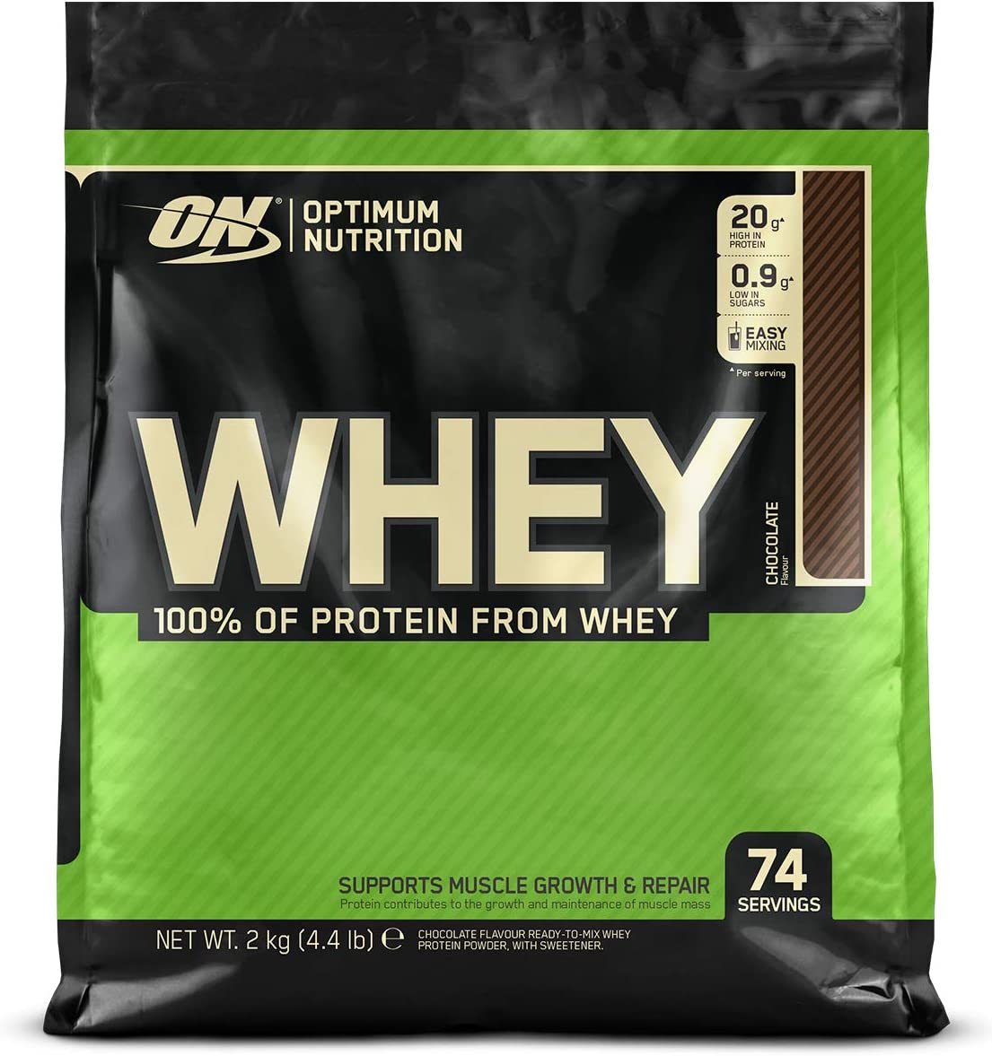 Optimum Nutrition Whey Protein Powder Low Sugar Protein Shake with ...