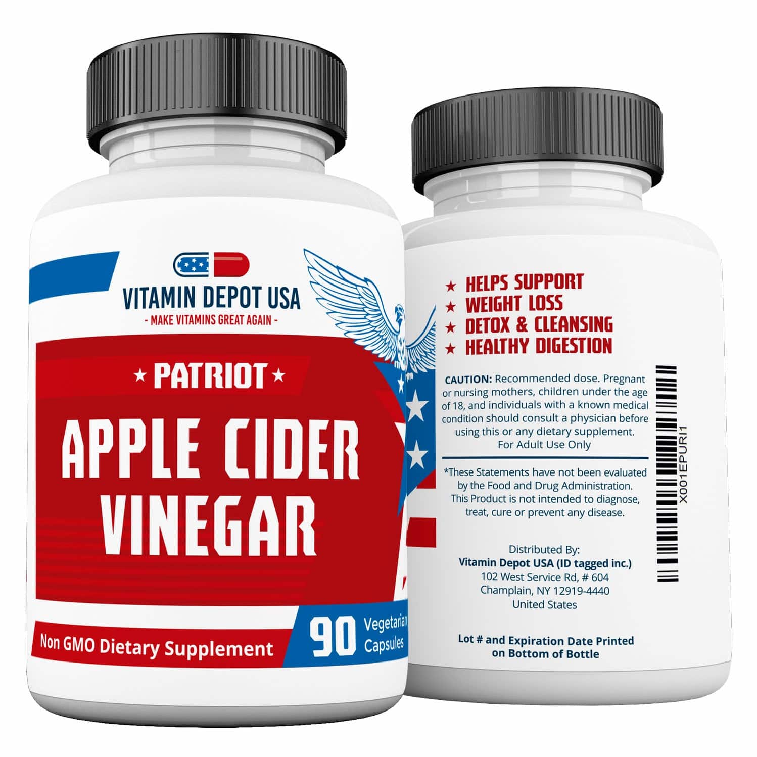 Patriot Apple Cider Vinegar for Weight Loss, Lower Blood Sugar &  Reduc ...