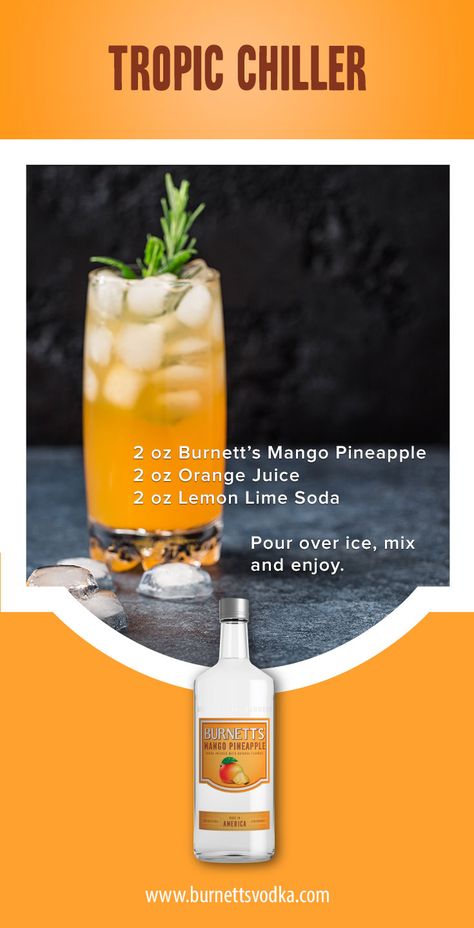 Pineapple vodka image by Burnett