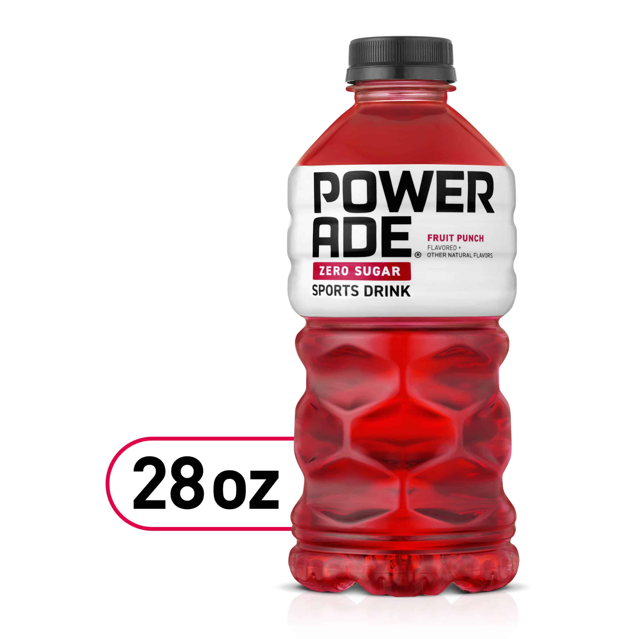 POWERADE Zero Fruit Punch, ION4 Electrolyte Enhanced Fruit Flavored ...
