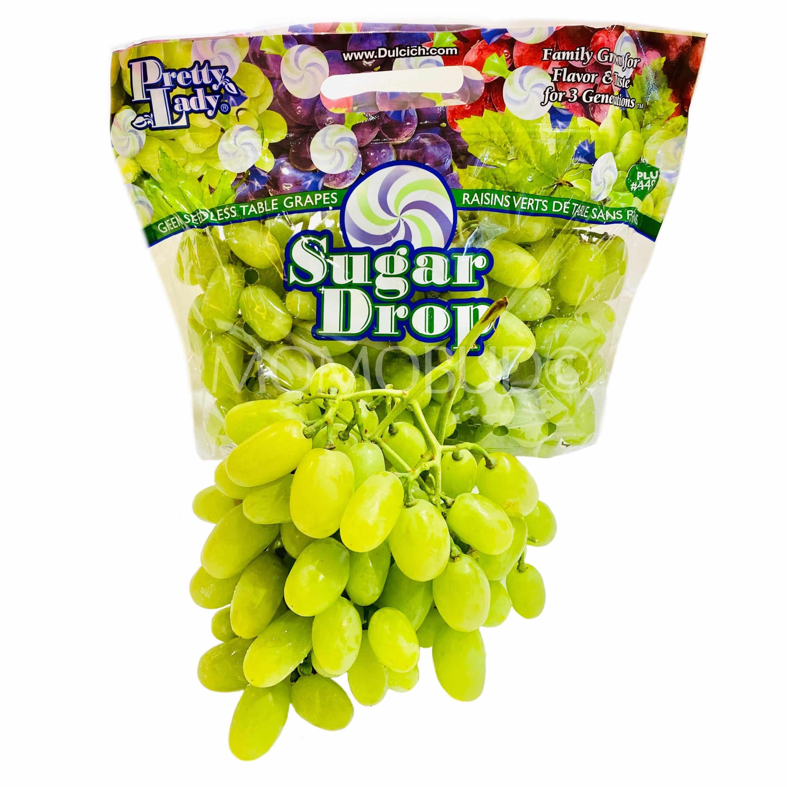 Pretty Lady Sugar DropÂ® Green Seedless Grapes (1kg) â MomoBud
