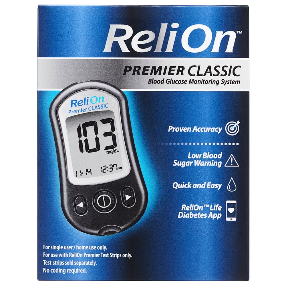 ReliOn Premier Classic Blood Glucose Monitoring System