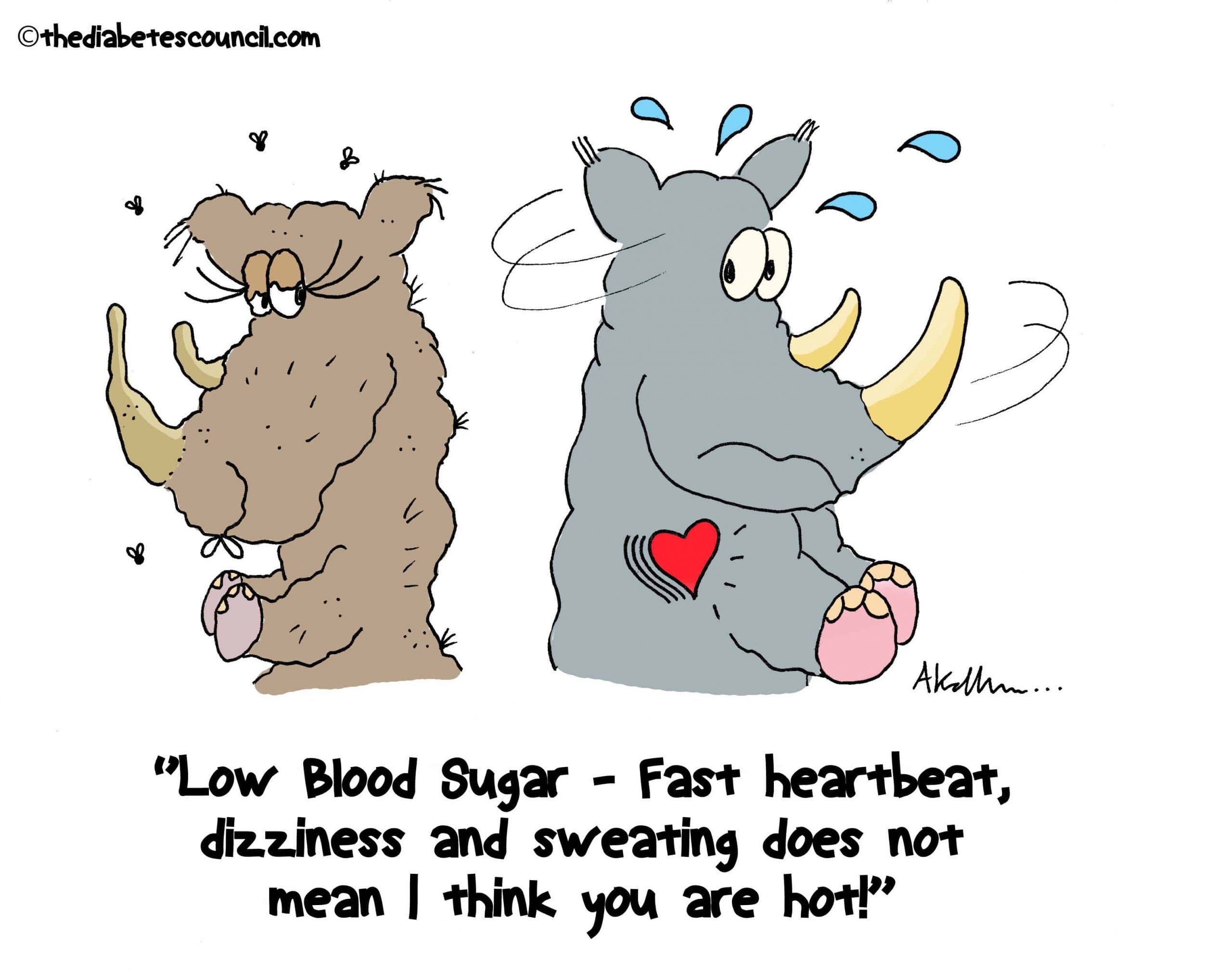 signs and symptoms of low blood sugar