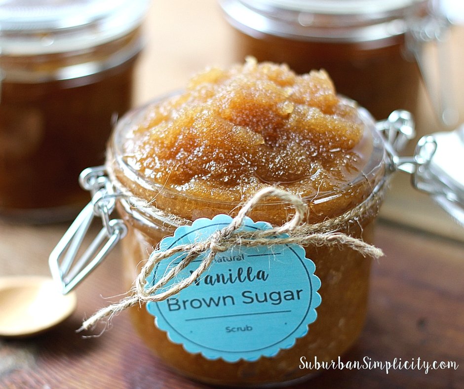 Simple Vanilla Brown Sugar Scrub