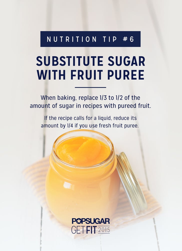 Substitute Sugar in Recipes With Fruit Puree