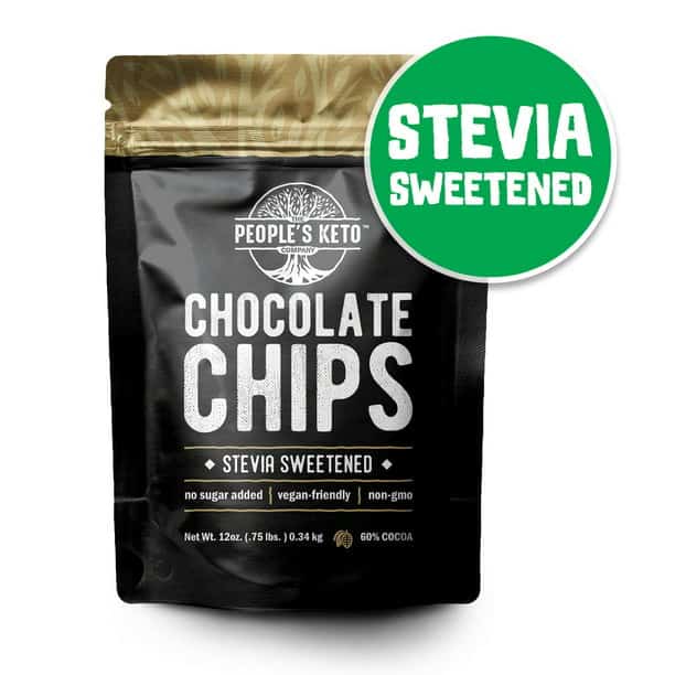 Sugar Free Chocolate Chips, Stevia Sweetened, 12 oz. Value Size, Non ...