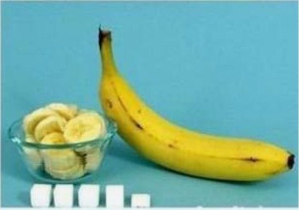 Sugar in one Banana  Keep Healthy African Diet
