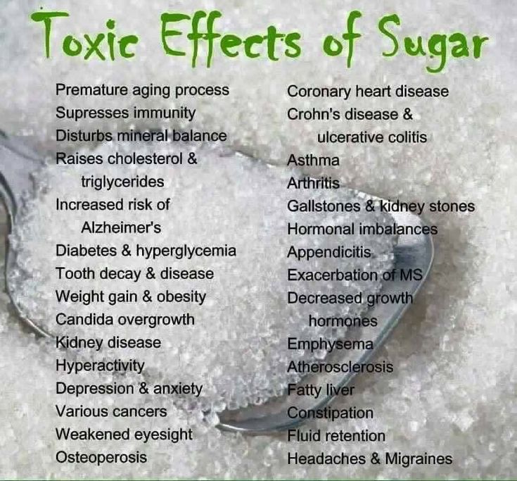 Sugar is so bad for our body! Let