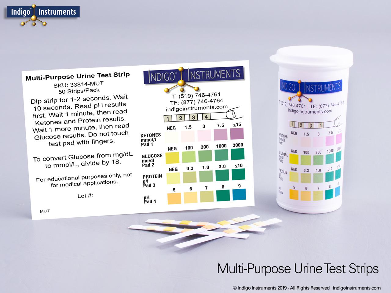 Test Strips for Protein, Glucose, Ketones, in Urine from ...