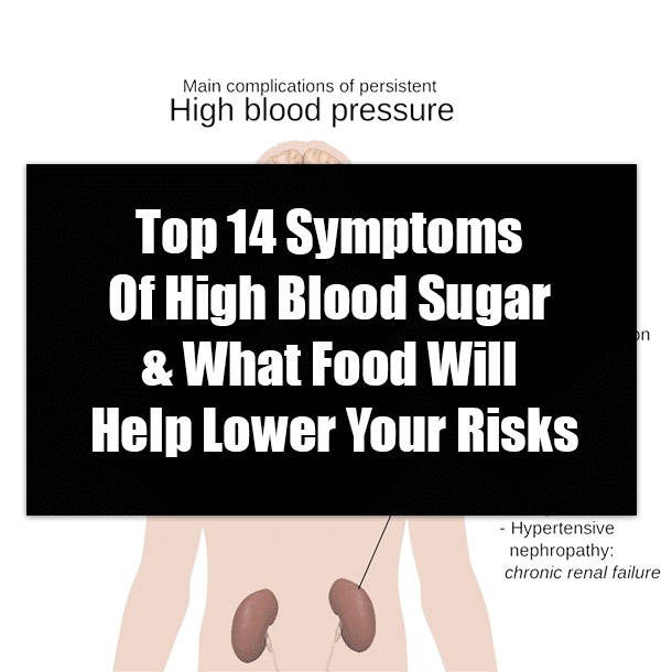 Top 14 Symptoms Of High Blood Sugar &  What Food Will Help Lower Your Risks